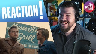 Once Upon a Time in Hollywood Official Trailer REACTION | The Justin Show!