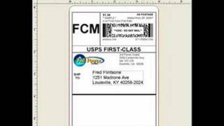 Using Endicia to Hide First Class Postage