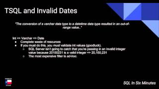 Error: "The conversion of a varchar data type to a datetime data type resulted in an ..."