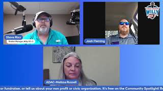 Willy 103-3 - Community Spotlight - 4/16/24 - Melissa Russell \u0026 Josh Fleming - Stand Down Nac