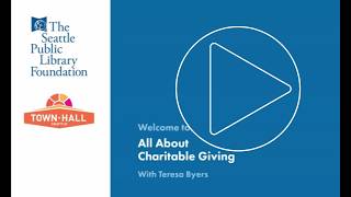 All About Charitable Giving Webinar