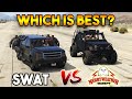 GTA 5 ONLINE : SWAT VS MERRYWEATHER SECURITY (WHICH IS BEST?)