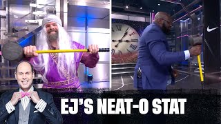 The Inside Crew battles Father Time | EJ's Neato Stat of the Night | NBA on TNT