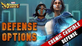 Cosmic Crucible Season 12 Defense Options | Marvel Strike Force