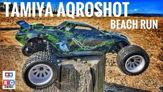 Tamiya Aqroshot Beach Run | DT-03T Chassis | Hack The Planet!