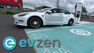 Notre première recharge rapide chez EVzen