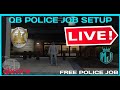 Let's Setup Police Job LIVE | BIRTHDAY SOON ! | FiveM Server | MJ DEVELOPMENT