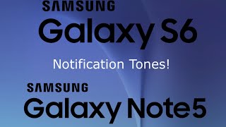 The notification sounds of the Samsung Galaxy S6/Samsung Galaxy Note 5. #ringtones  #samsung