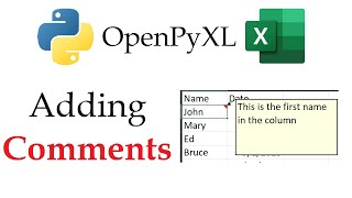 Python OpenPyXL: Comment Any Cell in Seconds