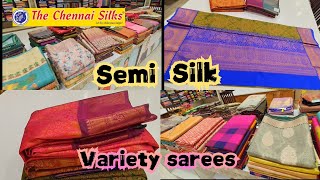 The Chennai silk,CBE..Semi silk sarees...\u0026 variety sarees..new updates