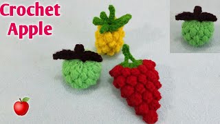 Crochet Apple 🍎 / क्रोशिया से बुनये सेफ