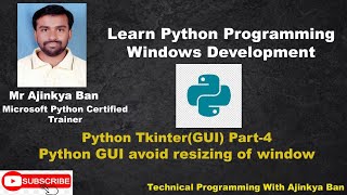How to avoid window to resize using python tkinter-part-4