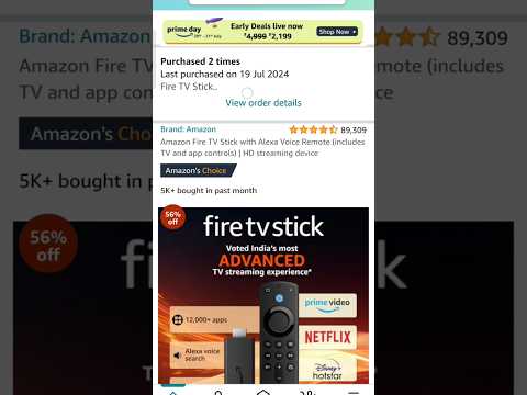 Ofertas anticipadas de Amazon Prime Day Compro Amazon Fire Tv Stick