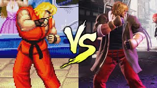 SF2 vs SF6 Ken Comparison