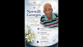 Funeral of Norwill Georges known as Noy of St Joseph