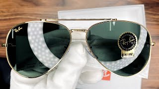 Xship.vn: Ray Ban New Aviator Green Aviator Unisex Sunglasses RB3625 919631 62