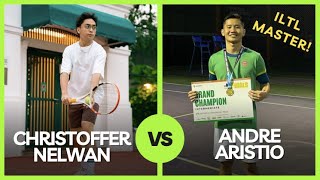 BARU MAIN 3 TAHUN UDAH ILTL MASTER?? Andre Aristio vs Christoffer Nelwan Tennis Friendly Match