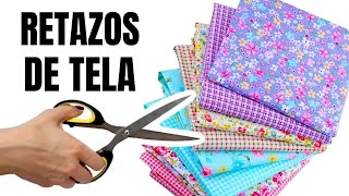 RETAZOS DE TELA - 3 IDEAS INCREÍBLES PARA HACER Y DECORAR