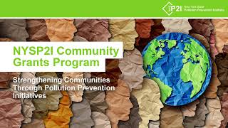 NYSP2I Community Grants Program Overview
