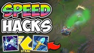 THIS SINGED BUILD IS A LEGIT HACK! STEAL MOVEMENT SPEED PERMANENTLY? - League of Legends