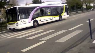 Citéa Valence passage d'un bus Iveco urbanway 12 GNC