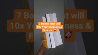 7 business and finance Books| Book recommendations| 📚📚📚😎👍