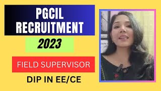 PGCIL New Vacancy For Field Supervisor | Apply Within 16th October | #pgcil #viralvideo #govtjobs