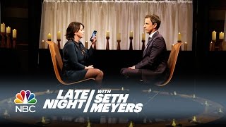 Rachel Dratch and Seth Clear the Air - Late Night with Seth Meyers