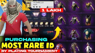 Finally 🏆 I Purchased Most Rare All Evo Guns 🔫 FF Account 👀 Worth ₹1 Lakh 💰 For Playing Tournament🔥