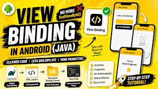 ANDROID - VIEW BINDING TUTORIAL IN JAVA ||