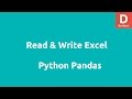 Read Write Excel with Python Pandas