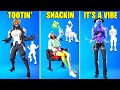 Popular Fortnite Dances & Emotes With Voices! (Snackin, Viking War Cry, It's a Vibe, Conjure Weapon)