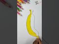 how to draw a banana for beginners easy@sarkar art & crafts