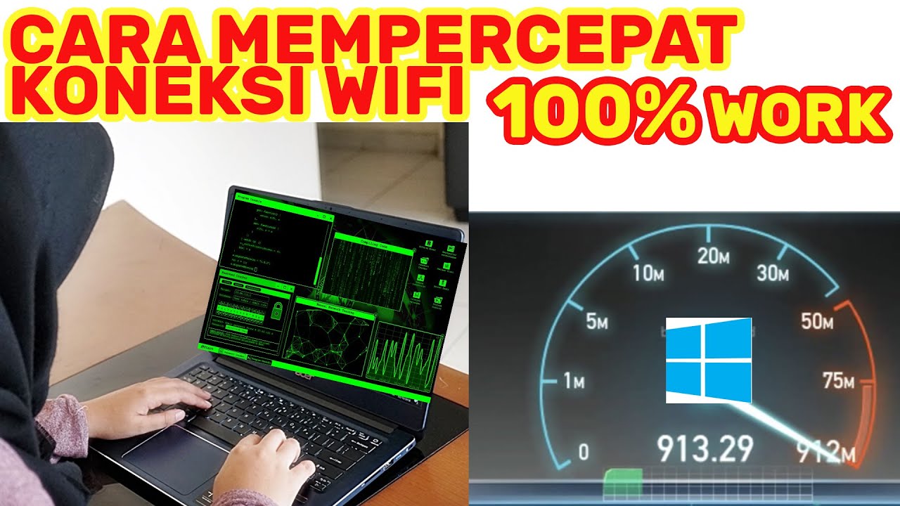 Cara Mempercepat WIFi Di Windows 10 Terbaru 2021 - YouTube