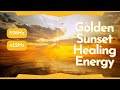 528Hz Ocean Smooth Gold Travel Sunset Clouds Energy