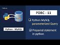 Python MySQL Execute Parameterized Query using Prepared Statement | Python MySQL Tutorial