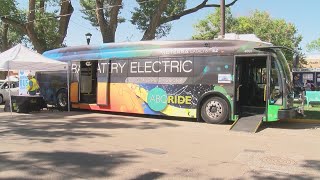 Alternative fuel vehicle display at the New Mexico State Fair