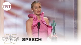 Emily Blunt: Award Acceptance Speech | 25th Annual SAG Awards | TNT