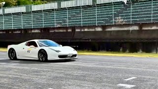 Ferrari 458spider brilliant sound.