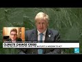 'Grow up': UK's Johnson says world must face climate change • FRANCE 24 English