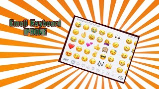 How to Add keyboard emoji iOS . របៀបដាក់Keyboard emoji ios.{ iOS }