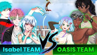 The Spike Volleyball !! 3x3 !! Isabel Team Vs OASIS Team !!  gameplay !! The Spi