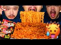 3X SPICY BULDOK KOREAN RAMEN NOODLES EATING CHALLENGE|| OMG!!UNEXPECTED SPICY||🌶🔥🥵