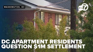 Residents at DC apartment question fairness of $1 million settlement split