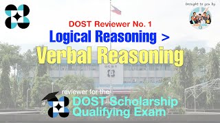 DOST Scholarship Qualifying Exam Reviewer No. 1: Verbal Reasoning | #reviewcentral #DOST