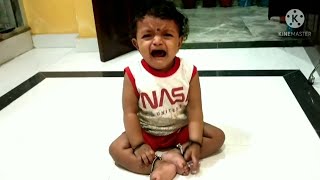 छोटे बच्चे रोते हुए#Baby Crying Vedio# Mamma's के पास आने के लिए कितना रो रही है# Sanvi#