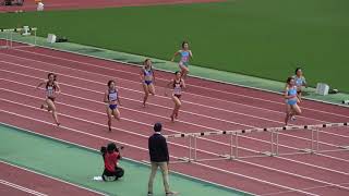 20180503 静岡国際陸上 女子400mH1組