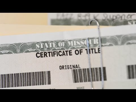 Trouble With Missouri Car Titles Trouble With Missouri Car Titles