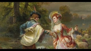 Cesare Augusto Detti (1847-1914) Italian painter ✽ Mozart - 6 German Dances, K. 606