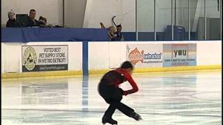 Jonathan  Guo at 2014 Skate Detroit with 35.00 points in juvenile silver medal.